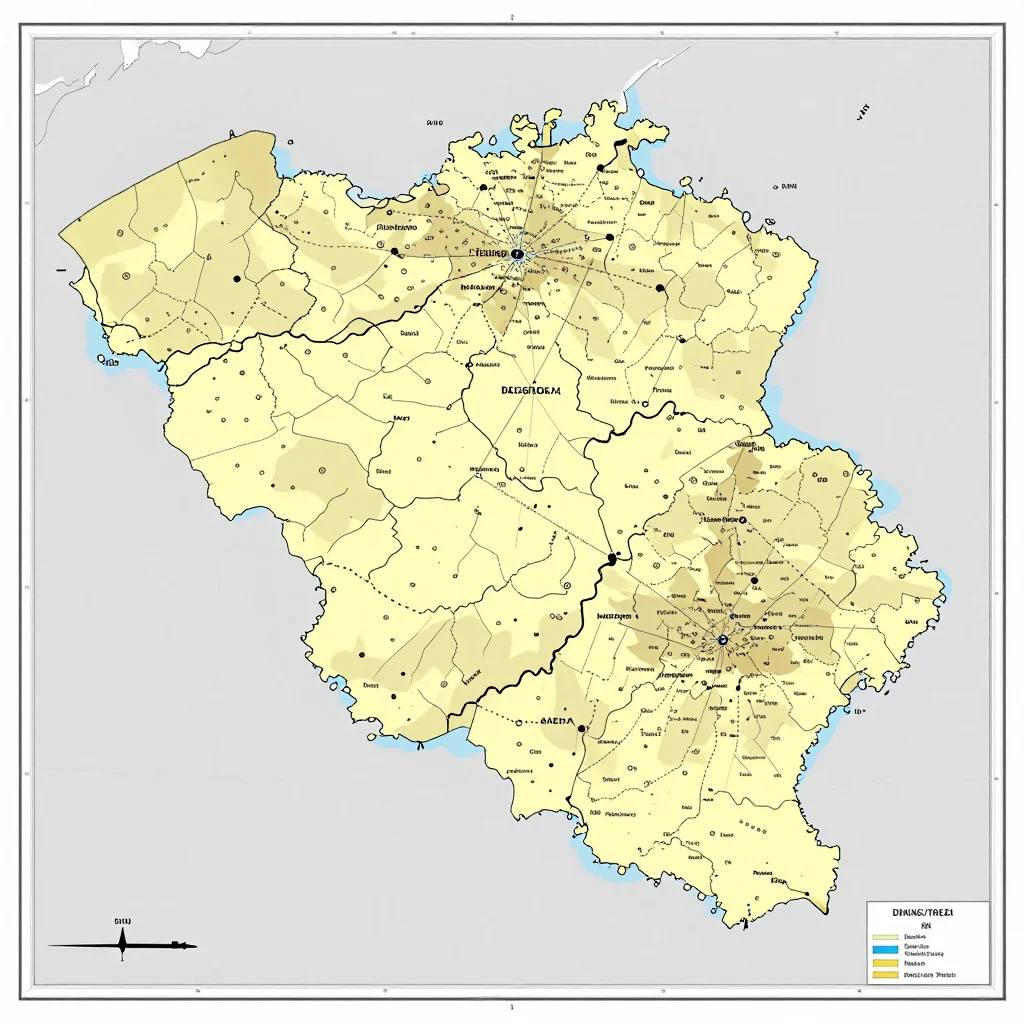 Belgium Political Map