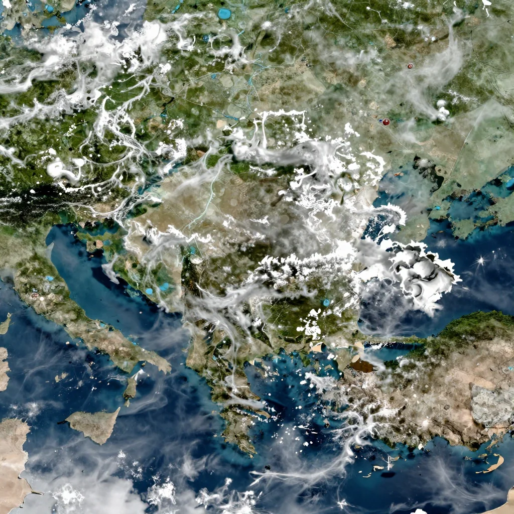Belgium - Satellite Image Belgium Satellite View