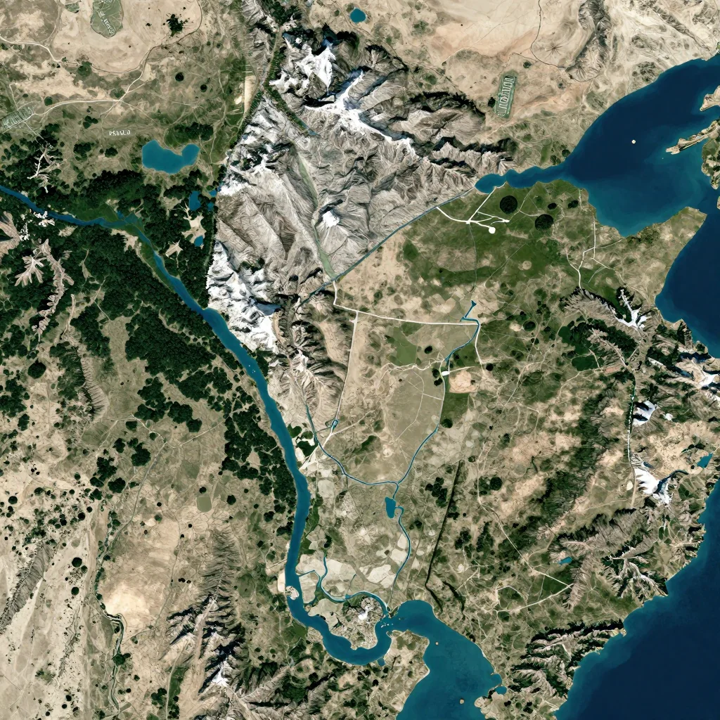 Belgrano, Argentina - Physical Geography Map Belgrano, Argentina Physical Geography Map