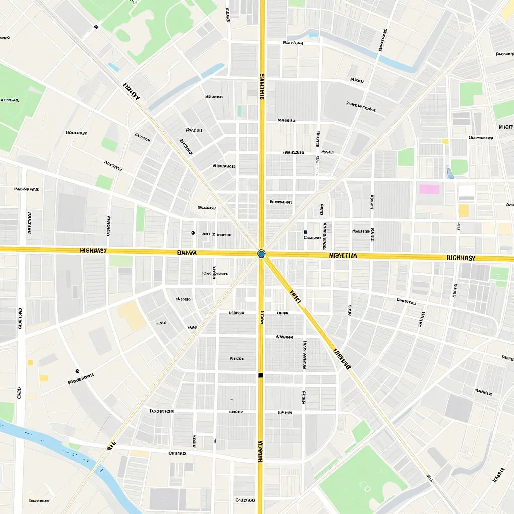 Detailed street map showing roads, highways, neighborhoods, and urban layout of Benin