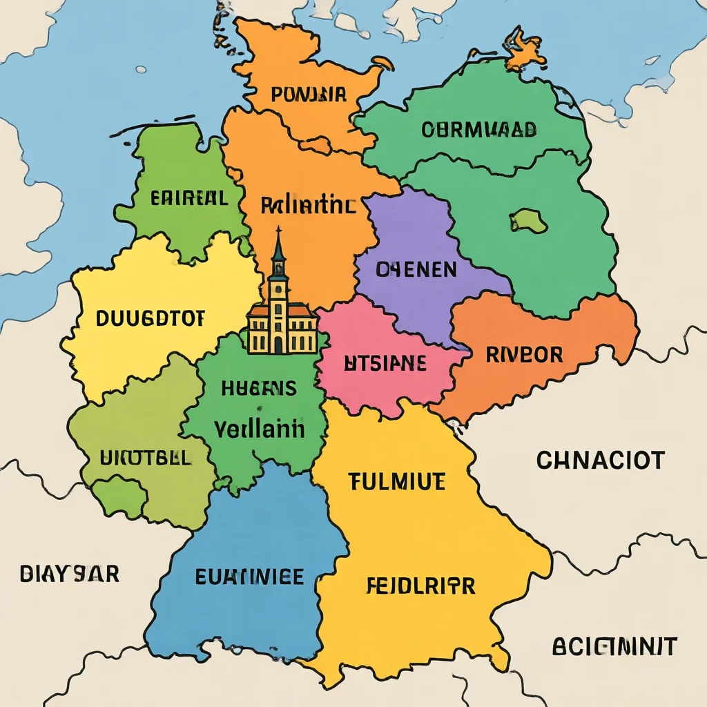 Berlin Germany Political Map - Boundaries and Districts