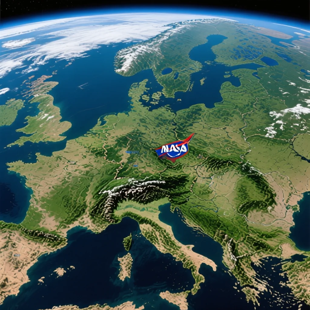 Berlin Germany Satellite View - High Resolution Map from Space