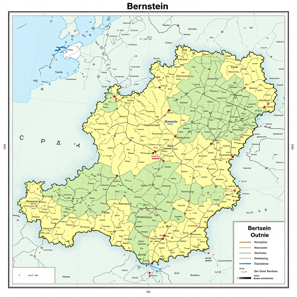 Bernstein, Austria Political Map