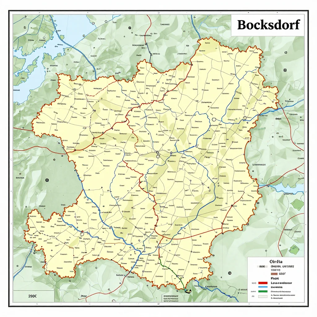 Bocksdorf, Austria Political Map