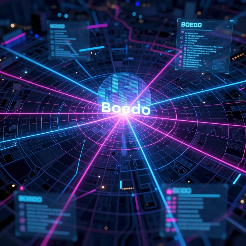 Boedo, Argentina Cyberpunk Map