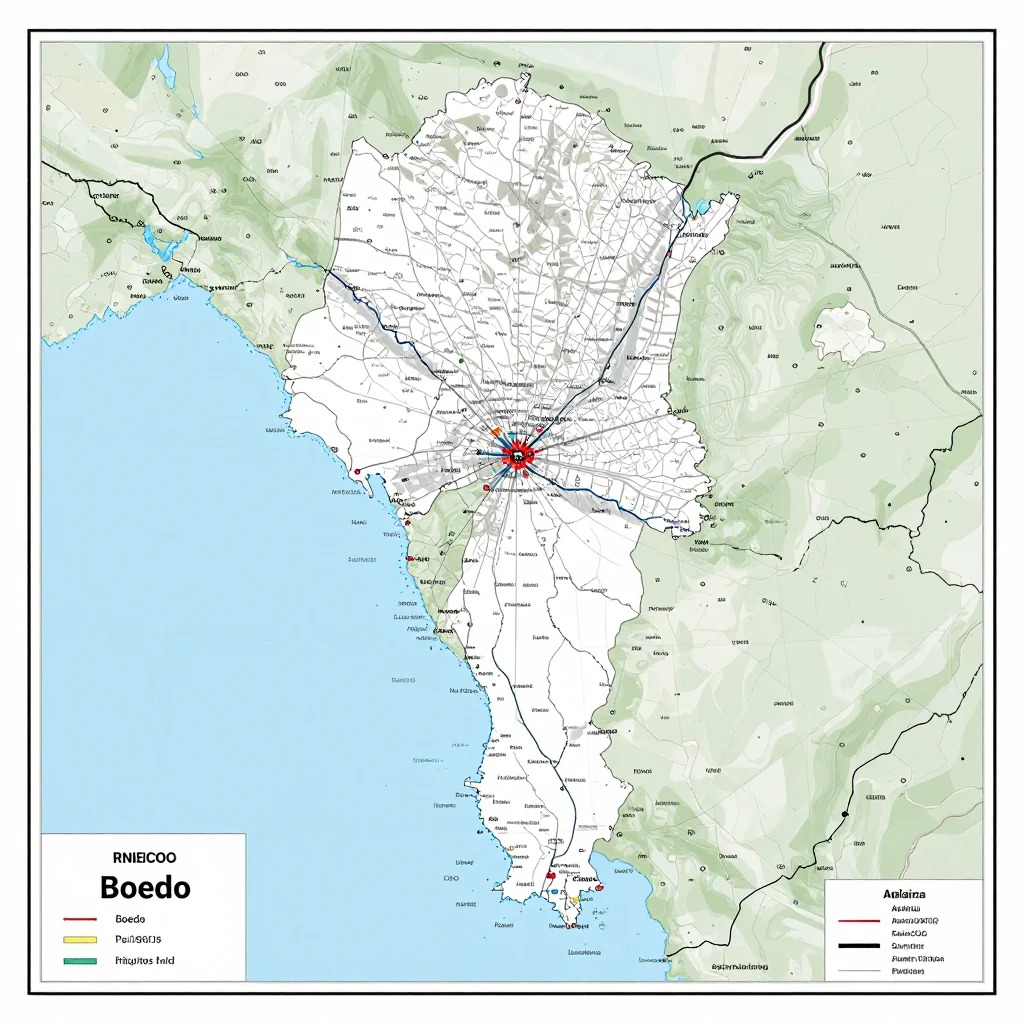 Boedo, Argentina Political Map