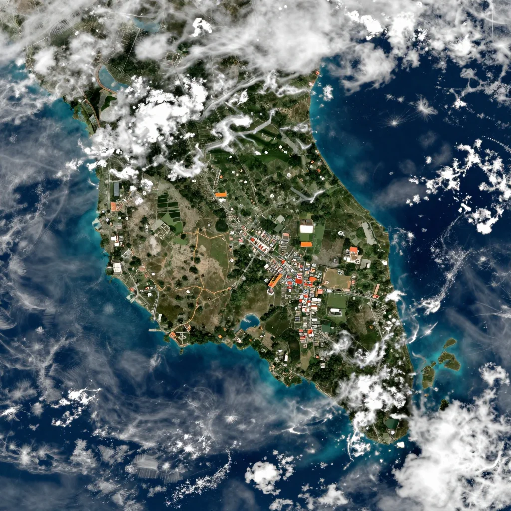 Bolands, Antigua and Barbuda Satellite View