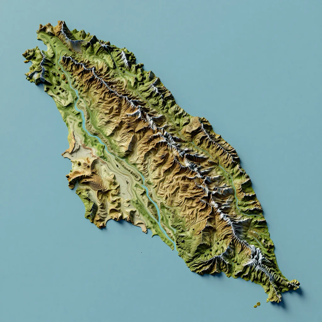 Bolands, Antigua and Barbuda Topographic Map