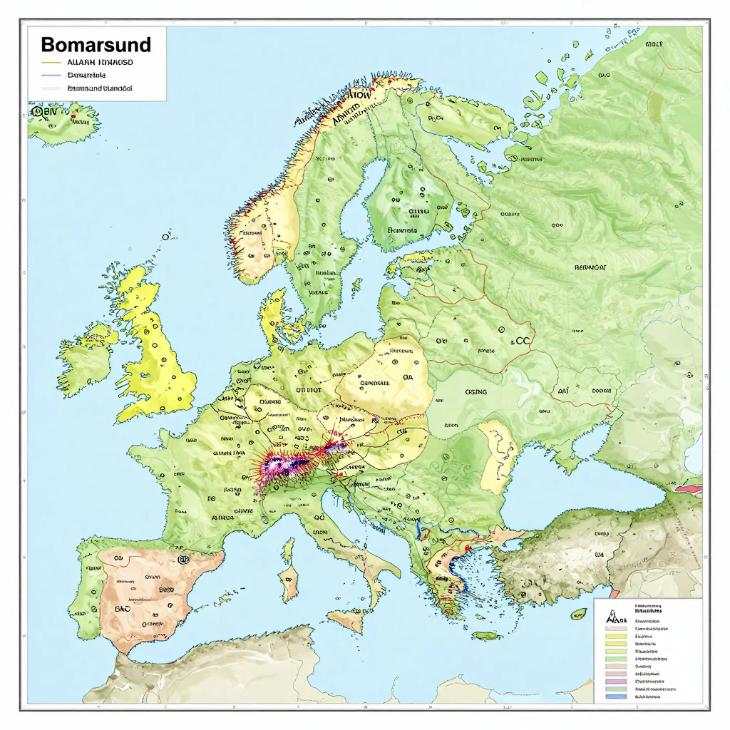 Bomarsund, Aland Islands Political Map