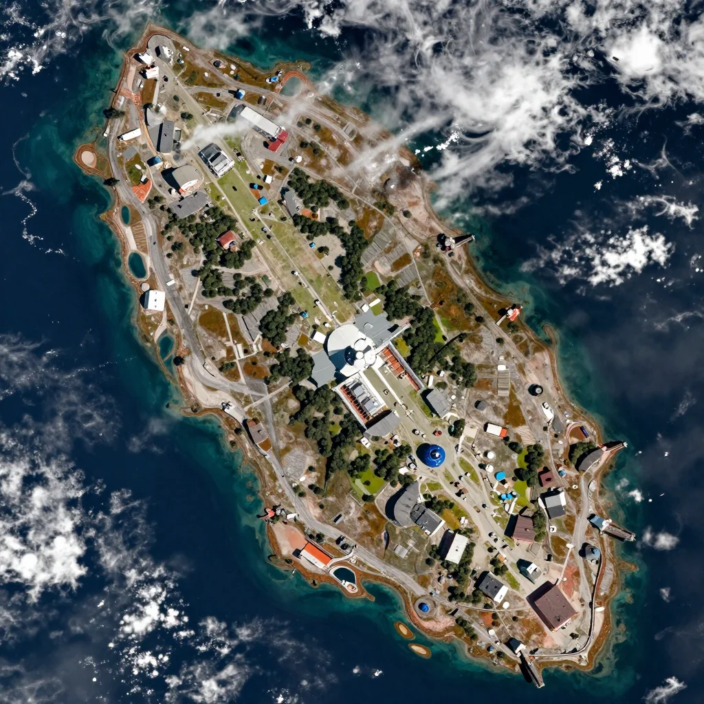 Bomarsund, Aland Islands Satellite View
