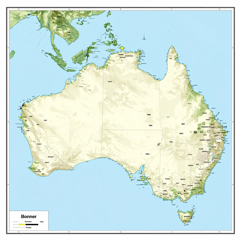 Bonner, Australia Political Map