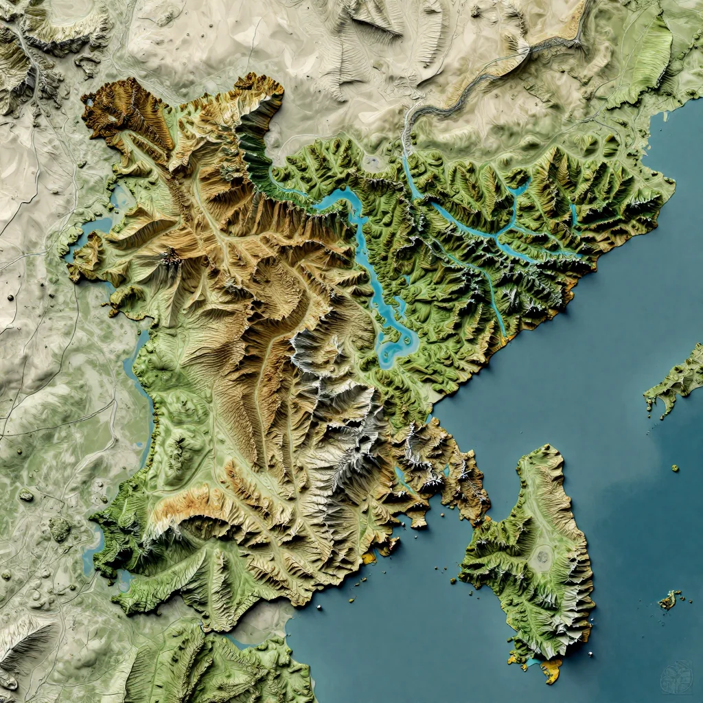Brahmanbaria, Bangladesh Topographic Map