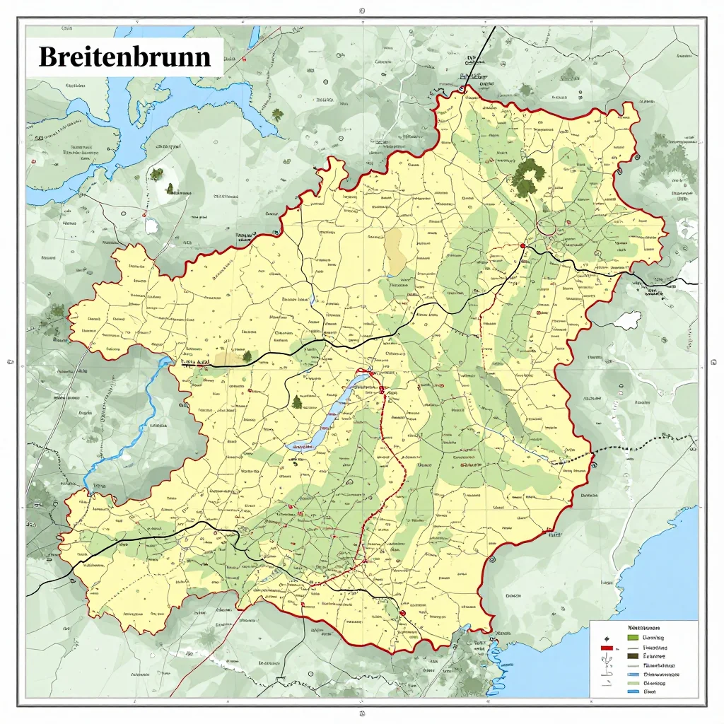 Breitenbrunn, Austria Political Map