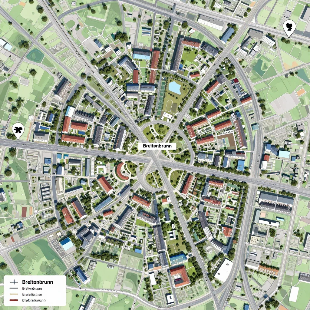 Breitenbrunn, Austria Street Map