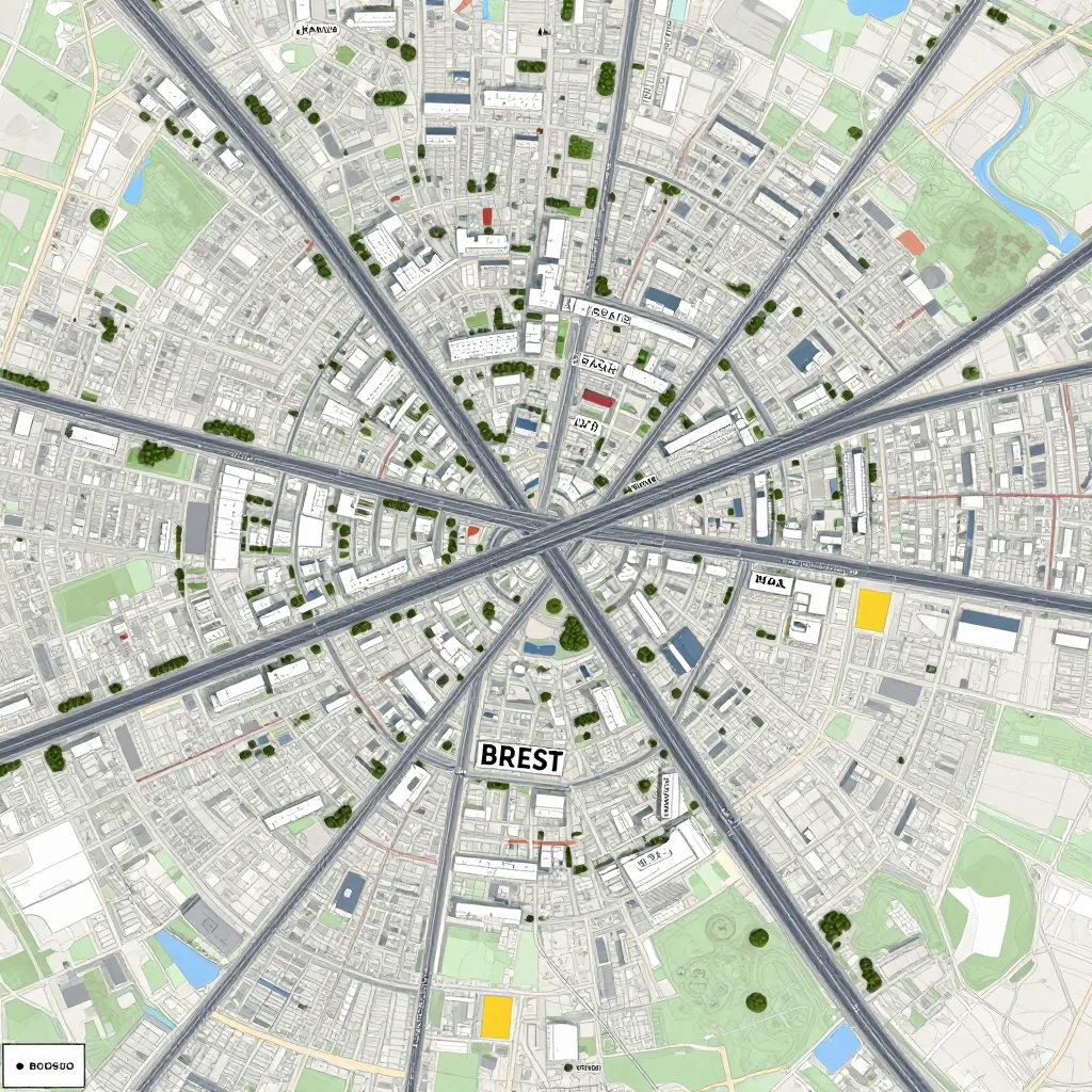 Brest, Belarus Street Map