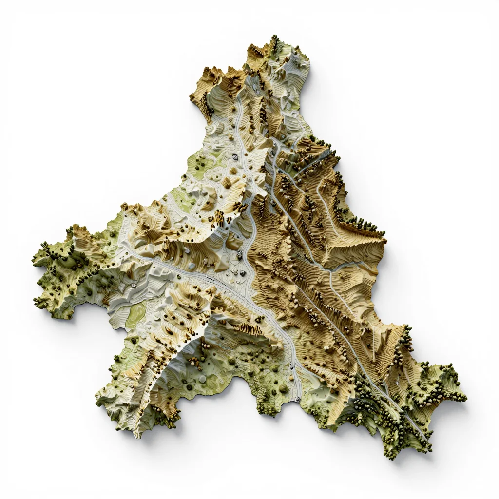 Bruckneudorf, Austria 3D Topographic