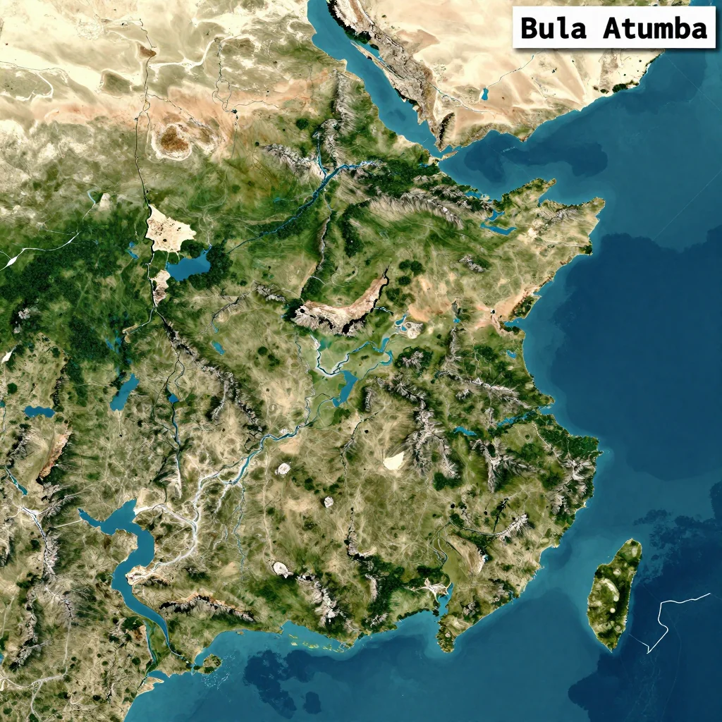 Bula Atumba, Angola - Physical Geography Map Bula Atumba, Angola Physical Geography Map