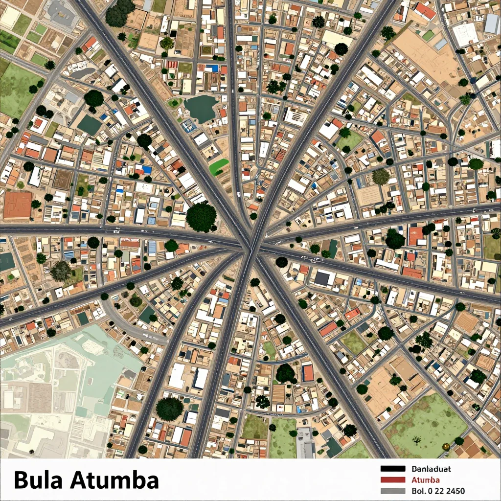 Bula Atumba, Angola Street Map