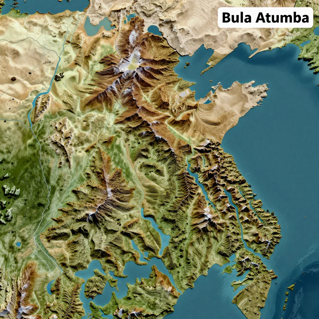 Bula Atumba, Angola - Topographic Map Bula Atumba, Angola Topographic Map