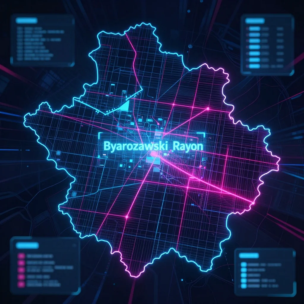 Byarozawski Rayon, Belarus Cyberpunk Map
