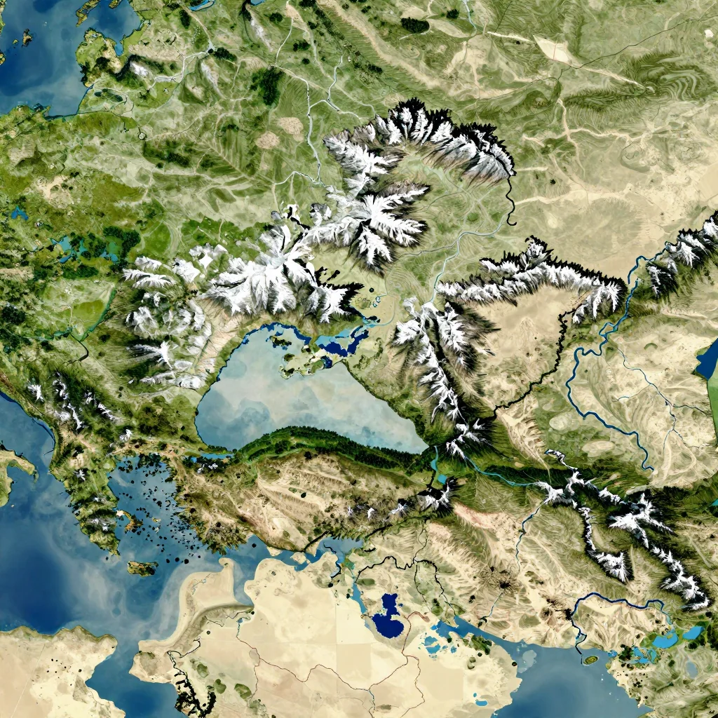 Byelaazyorsk, Belarus - Physical Geography Map Byelaazyorsk, Belarus Physical Geography Map