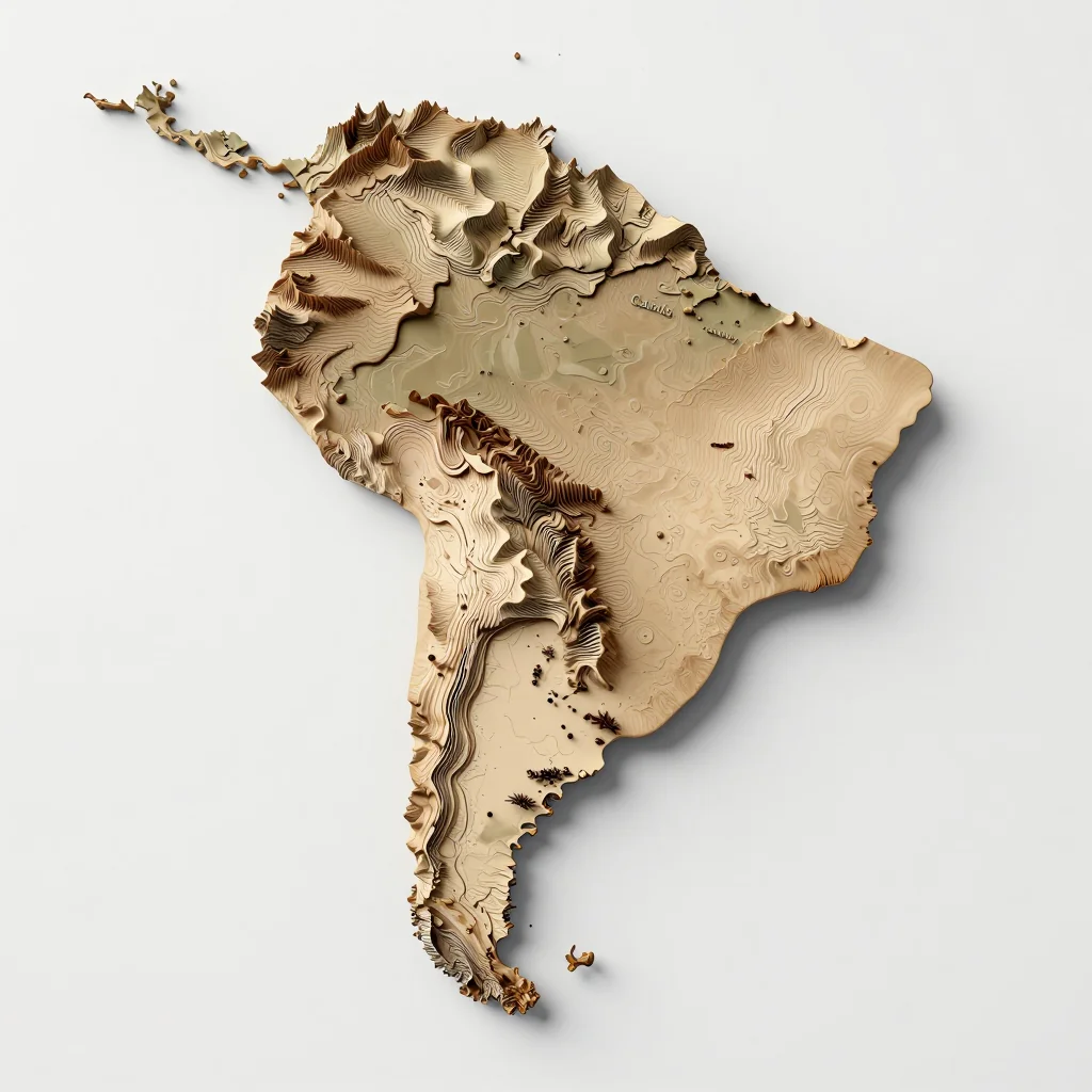 Caballito, Argentina 3D Topographic