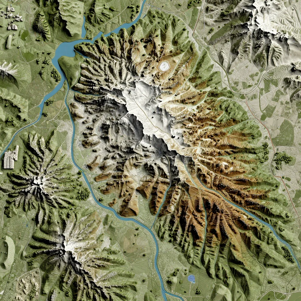 Canillo, Andorra Topographic Map