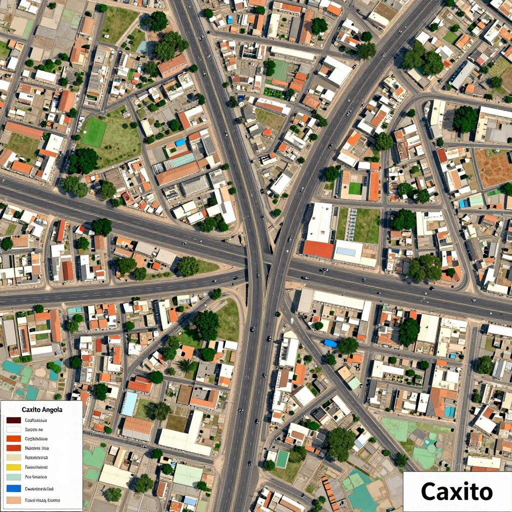 Caxito, Angola Street Map