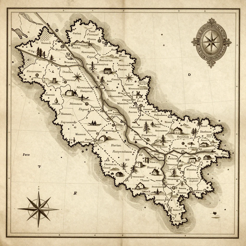 Ceyranbatan, Azerbaijan Vintage Map