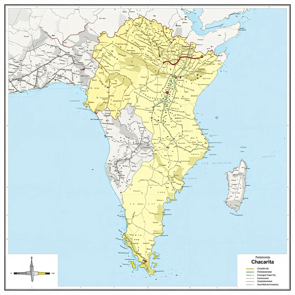Chacarita, Argentina Political Map