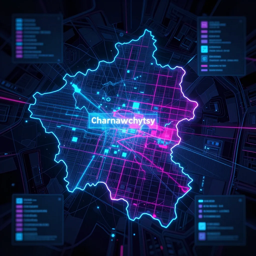 Charnawchytsy, Belarus Cyberpunk Map