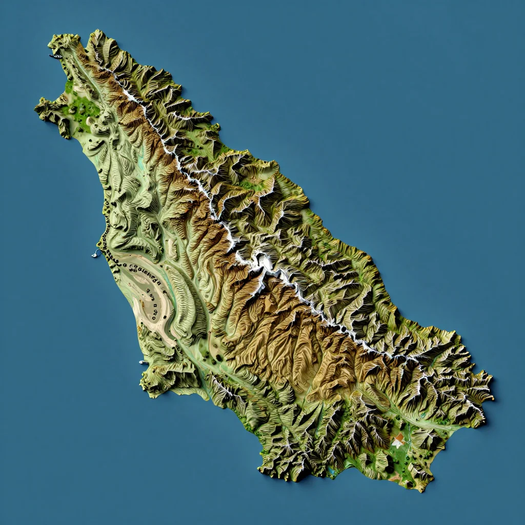 Codrington, Antigua and Barbuda Topographic Map
