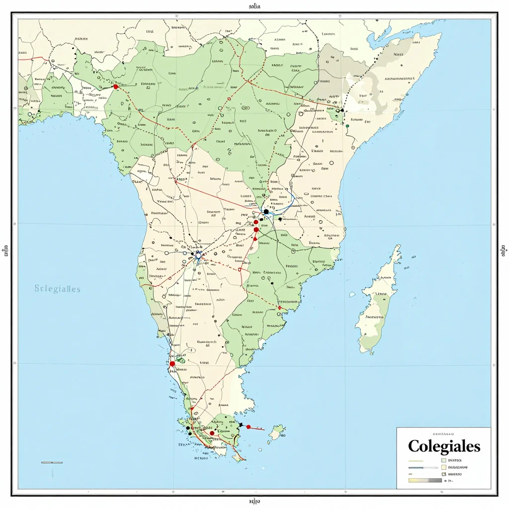 Colegiales, Argentina Political Map
