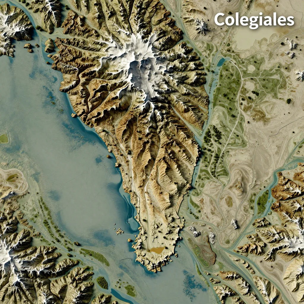 Colegiales, Argentina - Topographic Map Colegiales, Argentina Topographic Map