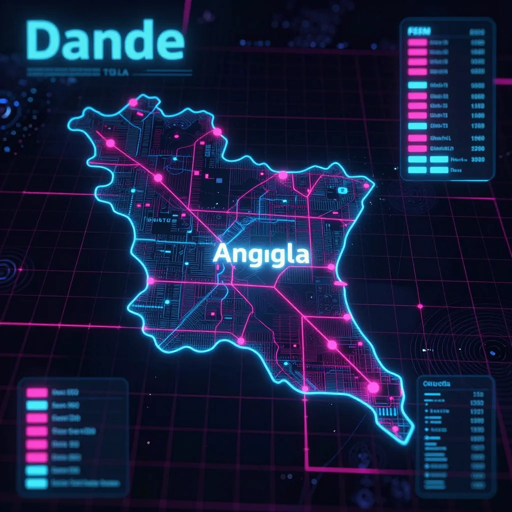 Dande, Angola Cyberpunk Map