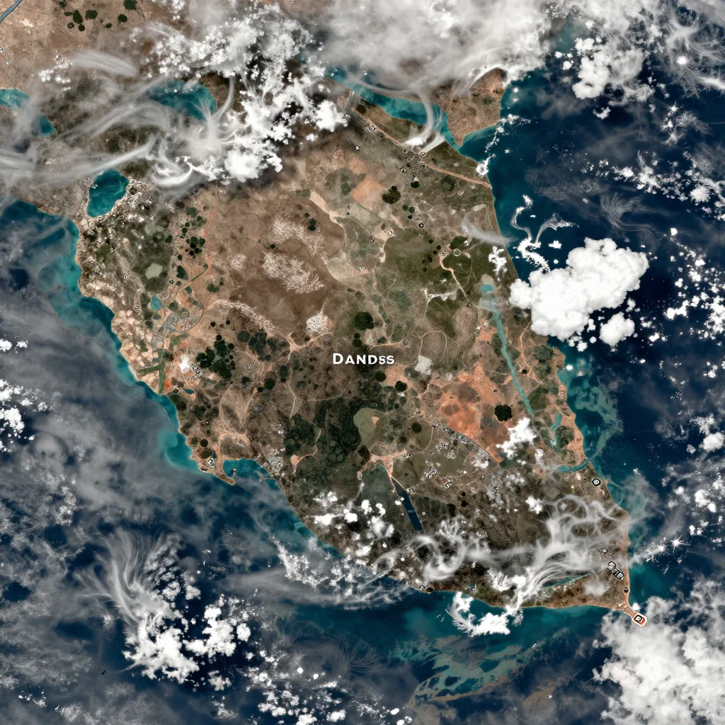 Dande, Angola Satellite View