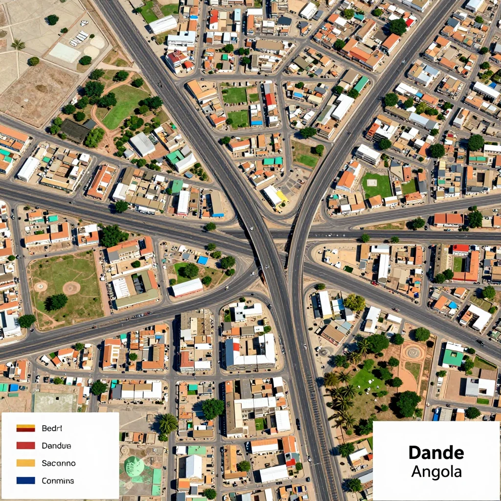 Dande, Angola Street Map