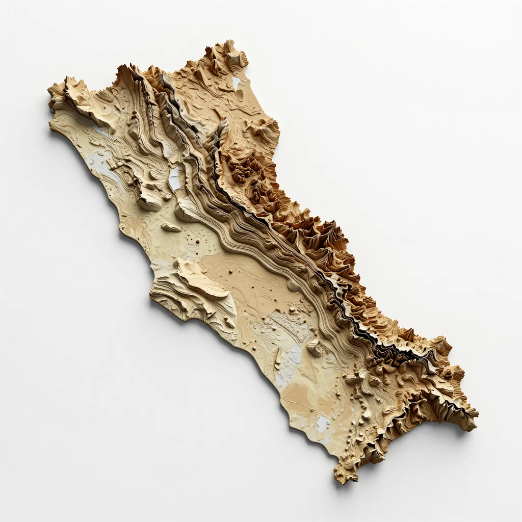 Dār Kulayb, Bahrain 3D Topographic