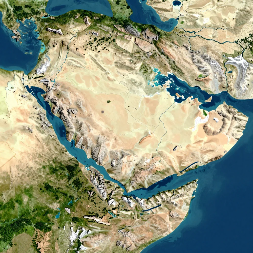 El Abadia, Algeria - Physical Geography Map El Abadia, Algeria Physical Geography Map