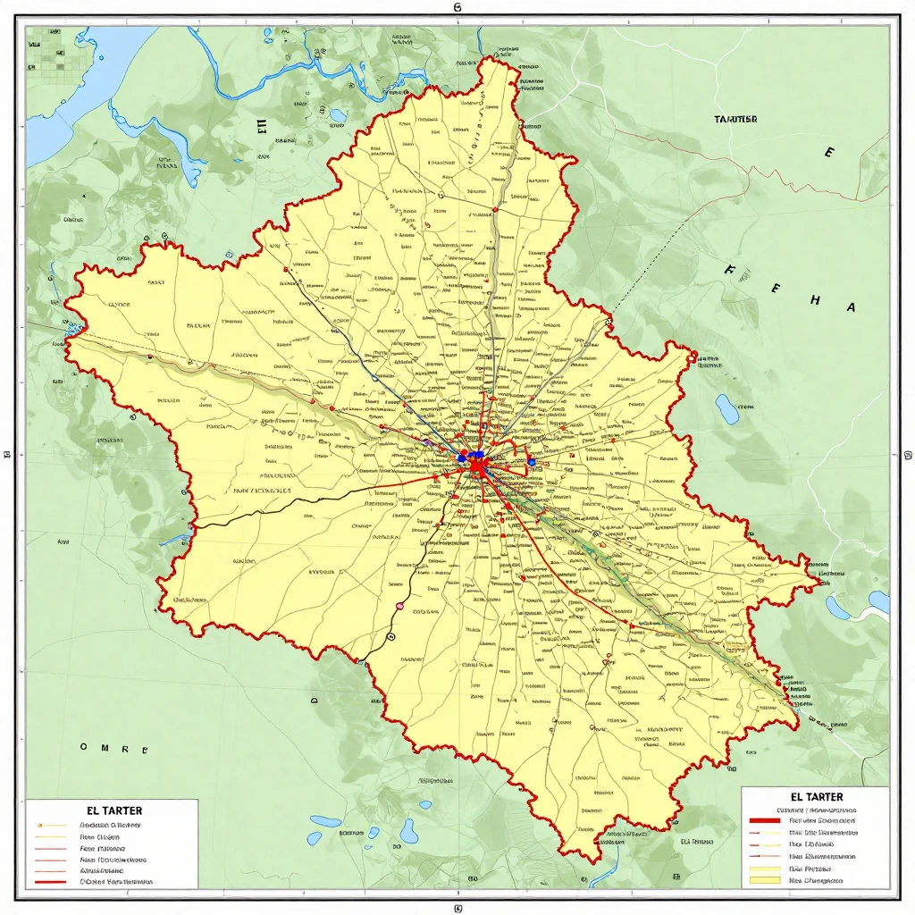 El Tarter, Andorra Political Map
