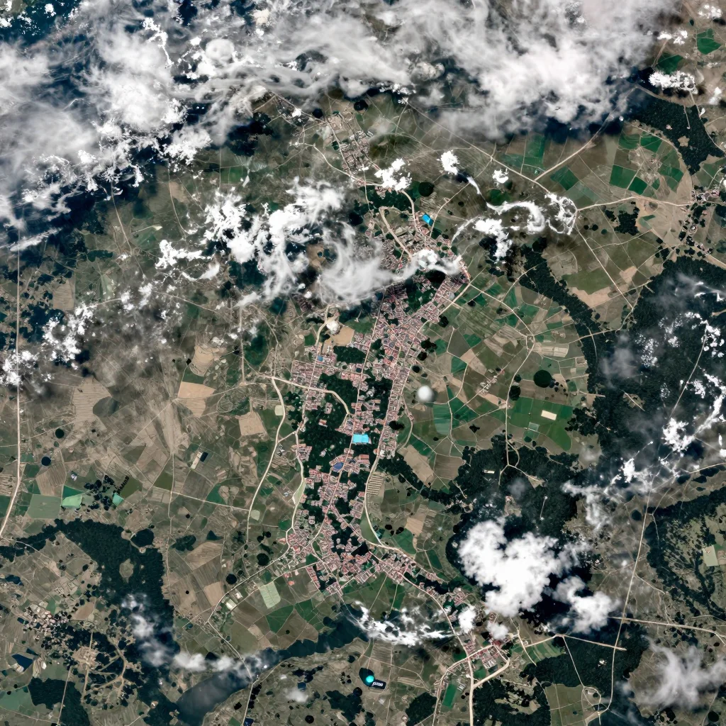 El Tarter, Andorra Satellite View