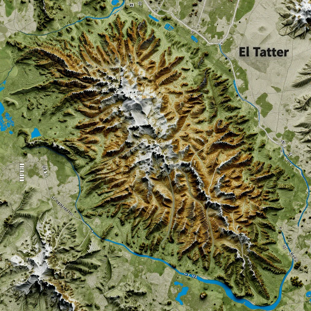 El Tarter, Andorra Topographic Map
