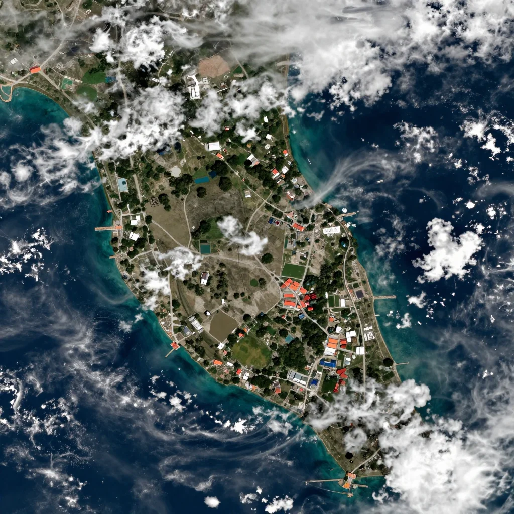Falmouth, Antigua and Barbuda Satellite View
