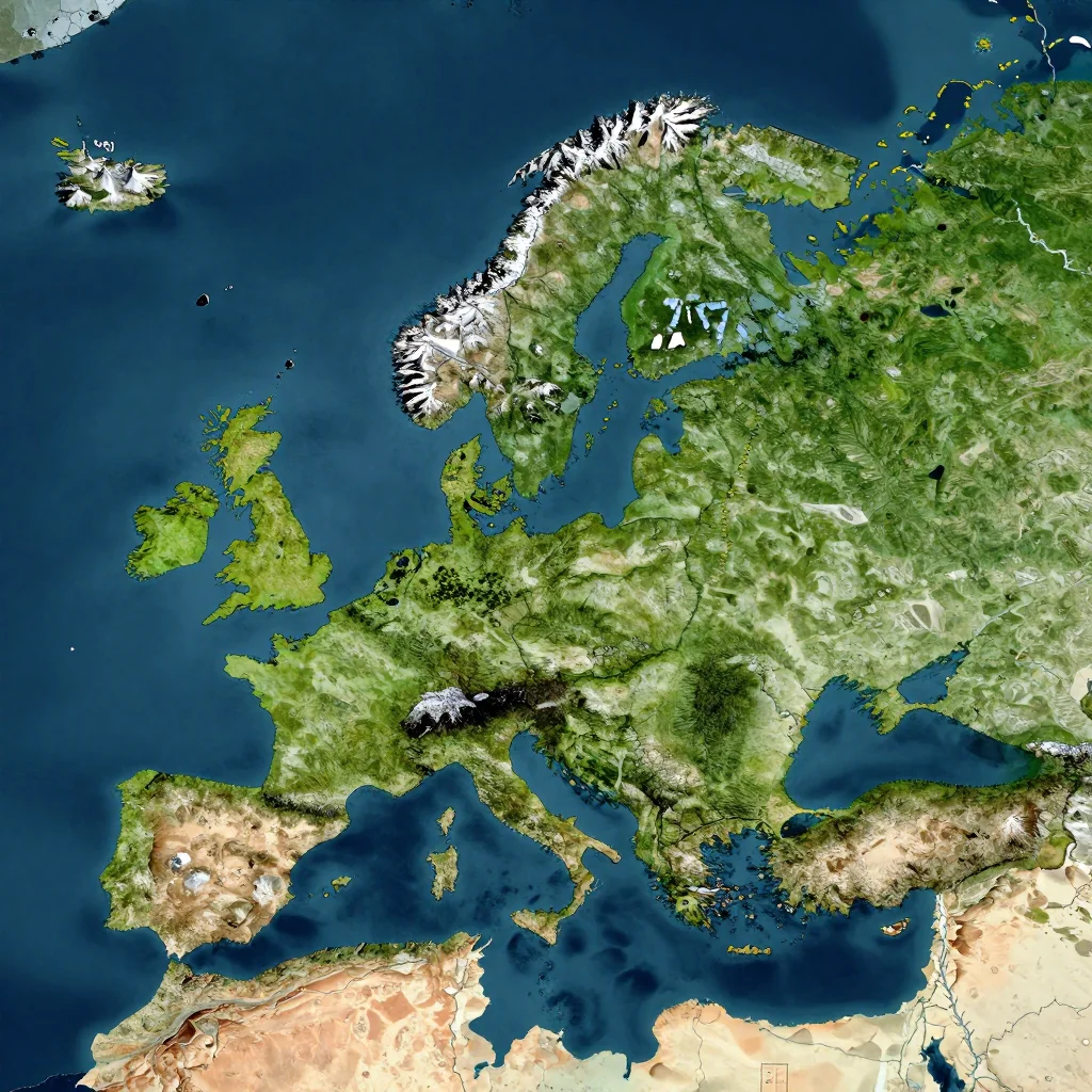Finström, Aland Islands Physical Geography Map