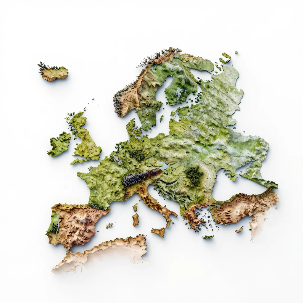 Finström, Aland Islands 3D Topographic