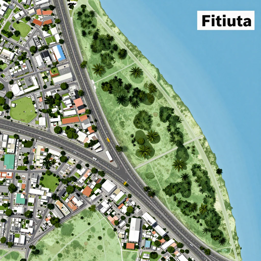 Fitiuta, American Samoa Street Map