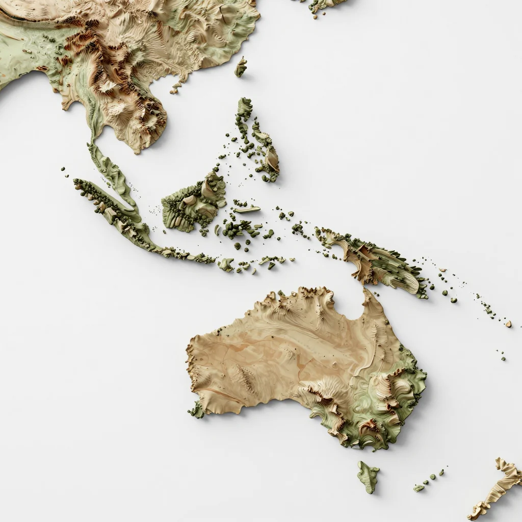 Fitiuta, American Samoa 3D Topographic