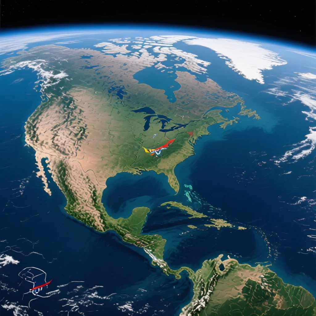 Germany Satellite View - High Resolution Map from Space