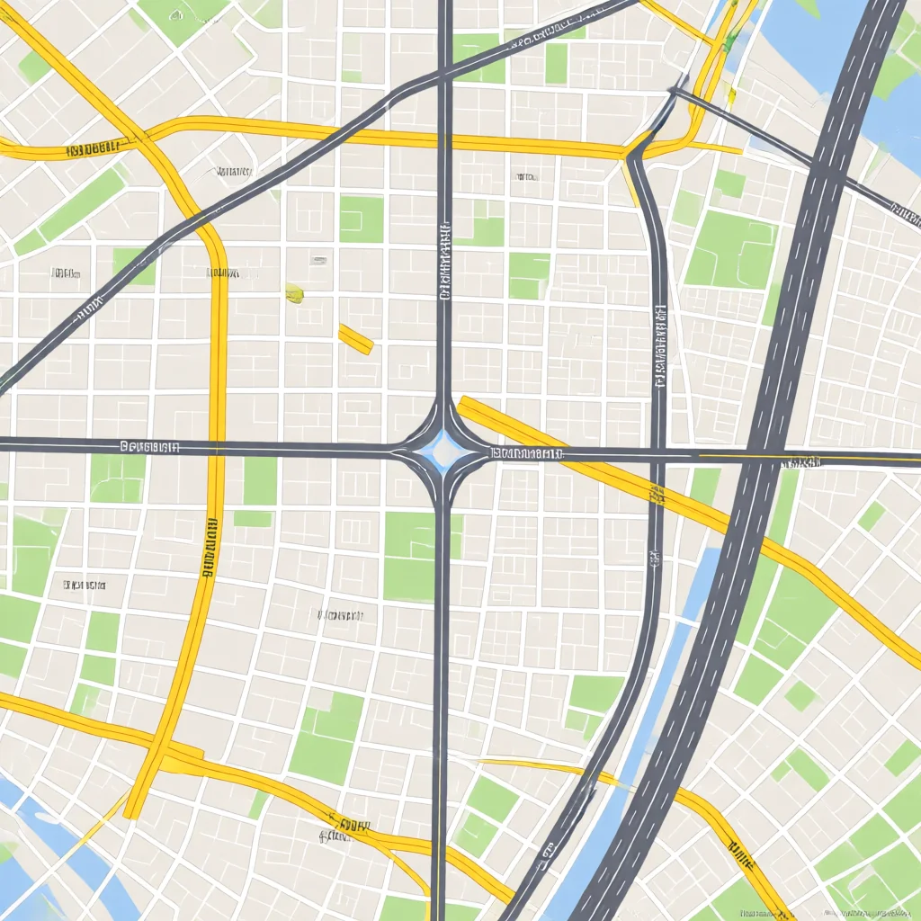 Germany Street Map - Roads and Urban Layout