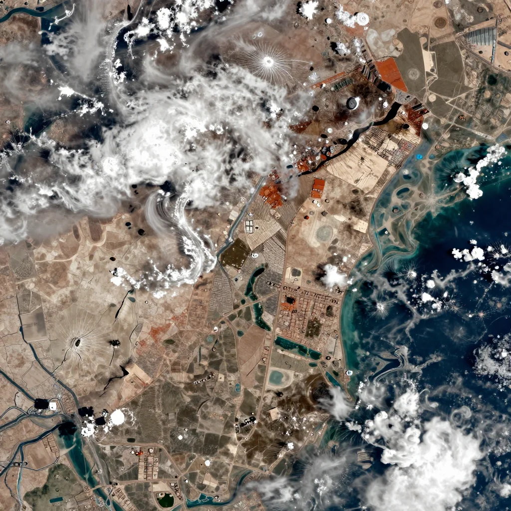 Ghormach, Afghanistan Satellite View